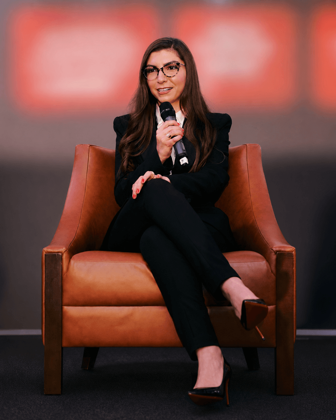 Ecem speaking on a cybersecurity panel